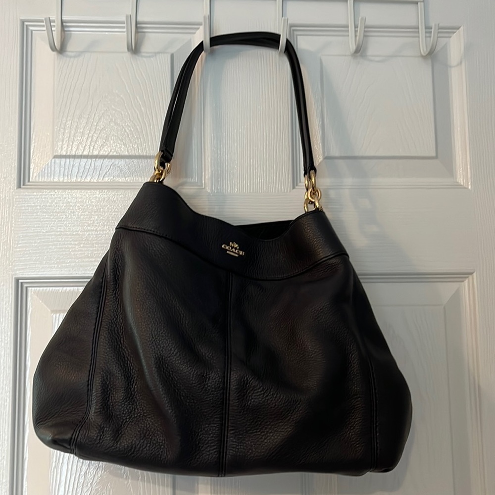 Coach navy Lexi handbag